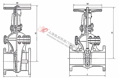Z41H德標法蘭閘閥